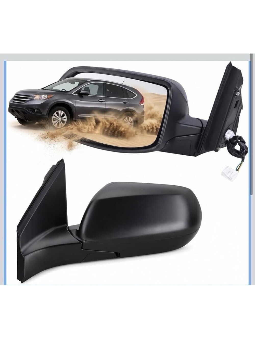 Left Driver Side Mirror Compatible With 2012 - 2016 Honda CRV CR-V
